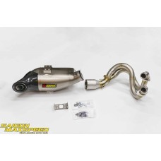 Pô AKRAPOVIC Full System Nắp Carbon Kawasaki Z650 / Ninja 650 (chính hãng)